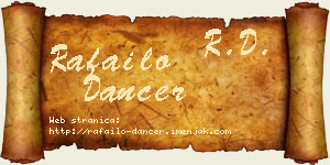 Rafailo Dancer vizit kartica